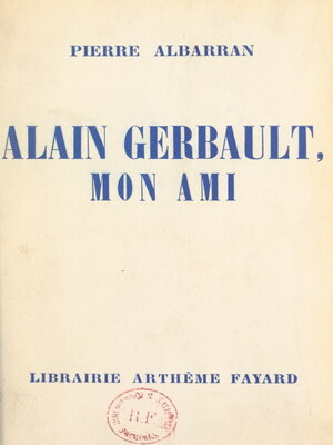 cover image of Alain Gerbault, mon ami